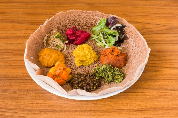 Sinq Vegan platter