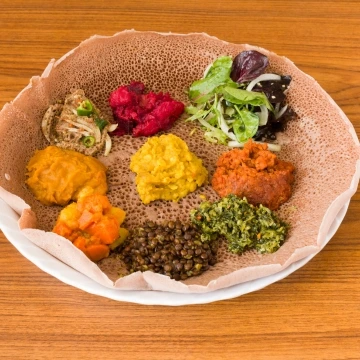 Sinq vegan platter